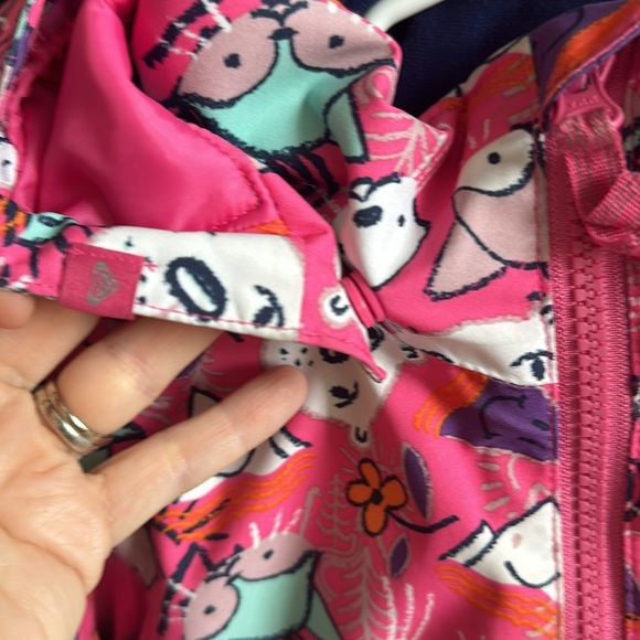 Girls Roxy Snowy Tale Technical Ski Jacket 4/5 - Picture 7 of 8